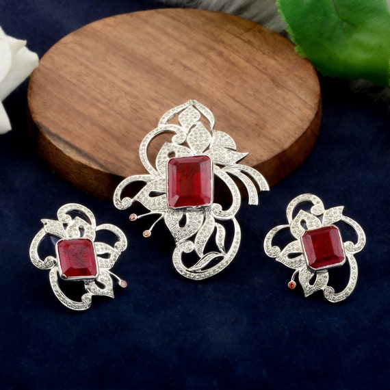 Synthetic clearance ruby jewelry