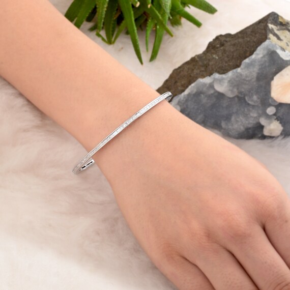 Bangle diamond sales bracelet womens