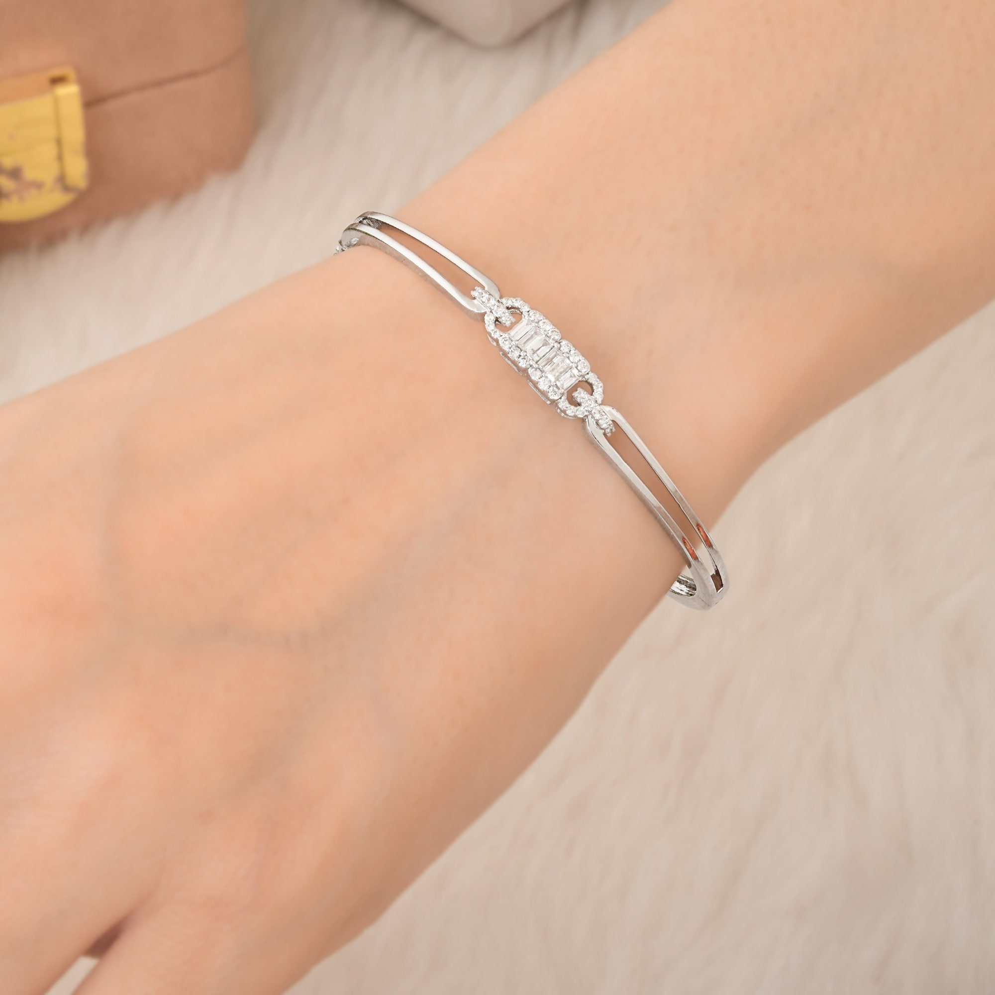 ✨Cartier✨ダイヤモンドバングル 2本セット ジュストアンクル ブレス #16 WG ダイヤ | CARTIER | LE MIRAIS