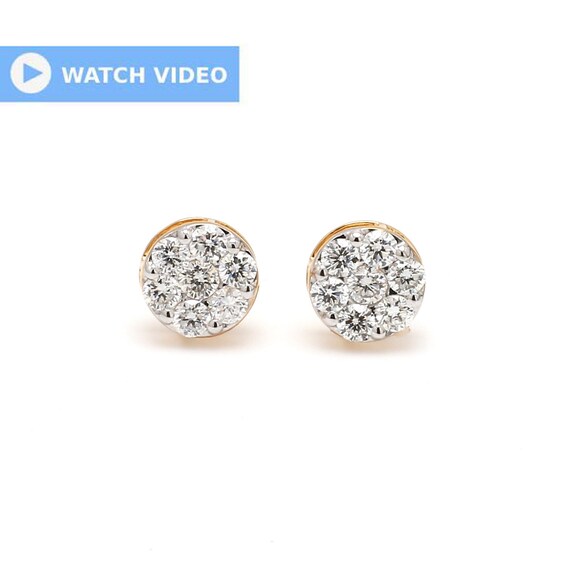 14Kt White Gold Diamond Stud Earring Jacket Earring Jacket 0.85Tcw 14Kt White Gold Diamond Stud Earring Jacket Earring Jacket 0.85Tcw