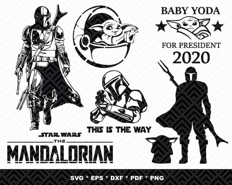 Download 500 The Mandalorian Svg Bundle Files For Cricut Svg Png | Etsy