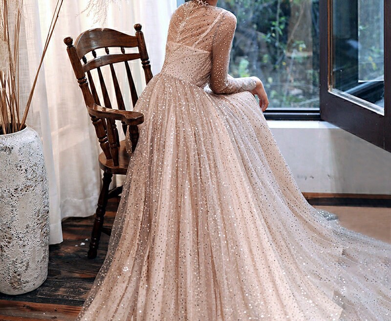 sequin dressing gown