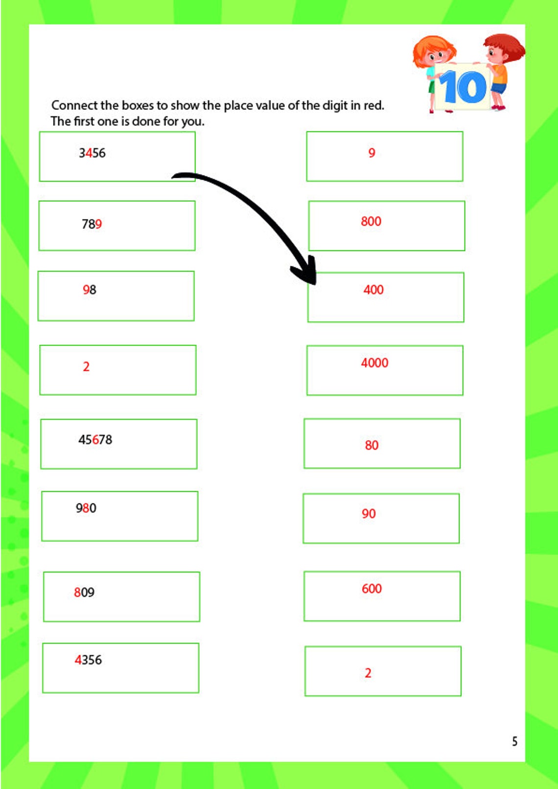 Key Stage 2 Long Multiplication Worksheets