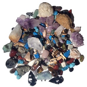 Echte Mineraliensammlung MINIATUR-Kit (150+ Teile)