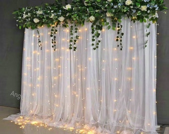 7x10 FT Floral Vinyl Photography Background Backdrops,Romantic Nature Scroll Style Pattern with Hand Drawn Leaves and Petals Background for Child Baby Shower Photo Studio Prop Photobooth Photoshoot