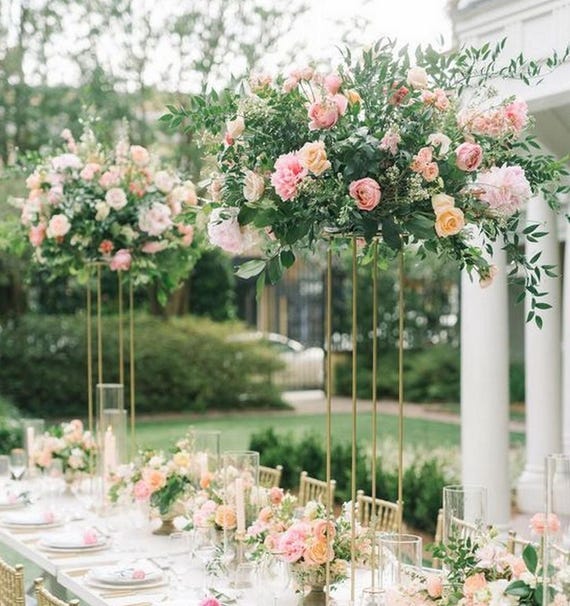 期間限定セール Bouquet Bridal Wedding Spring Flower Hanging Centerpiece アート・デザイン・音楽