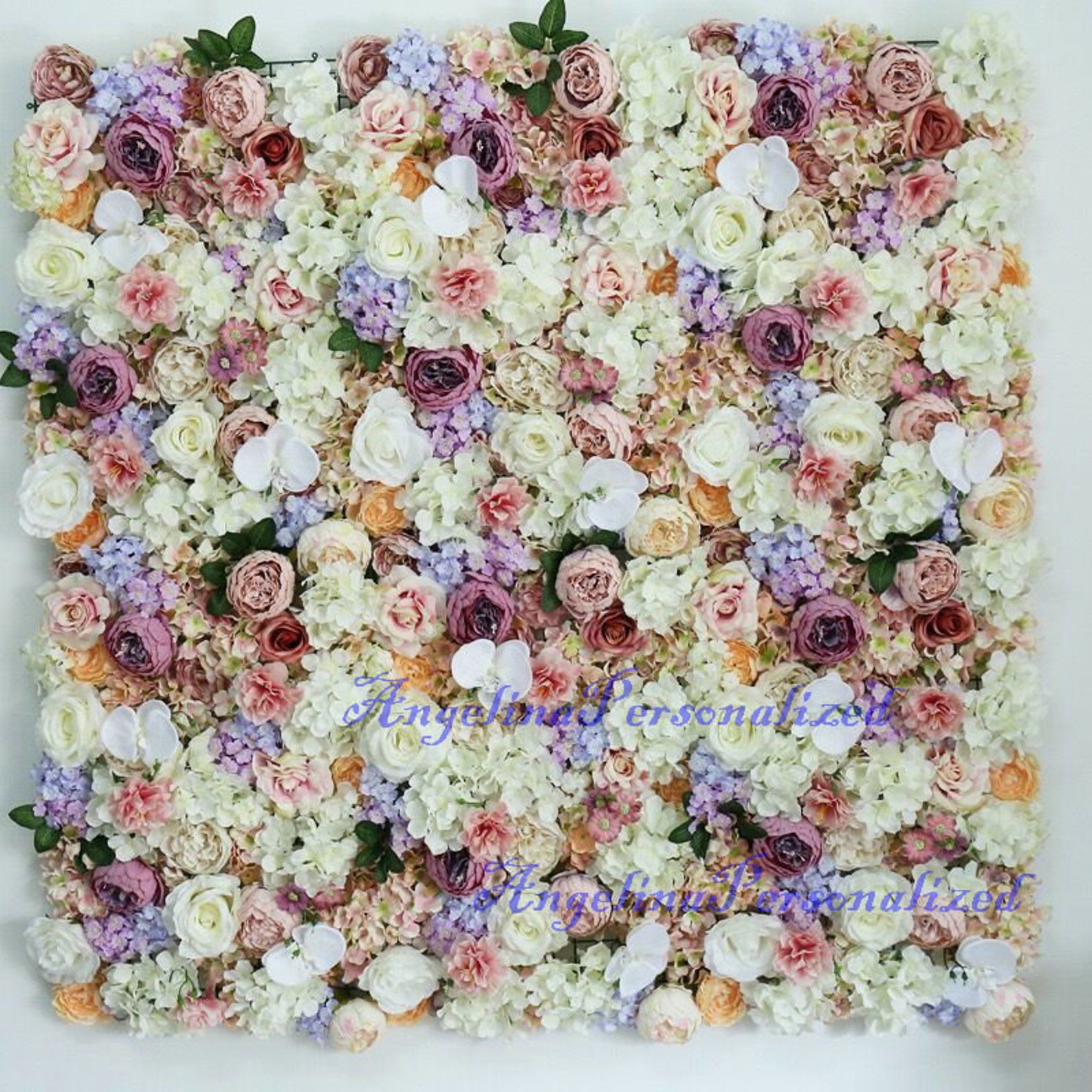 Artificial Flower Wall Backdrop for Wedding Arrangement Etsy
