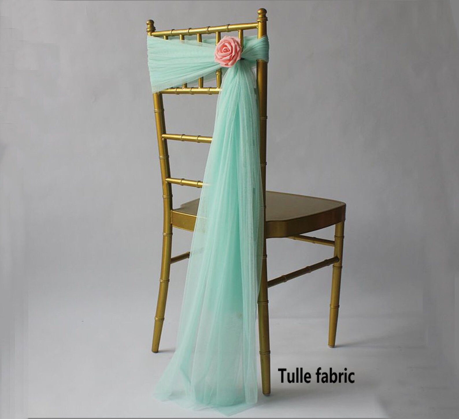 White Elegant Tulle Chair Sashes for Weddings Events Party Etsy