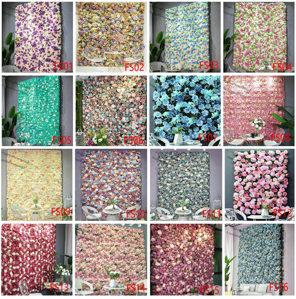 Floral Wall Backdrop: Hydrangea, Peony & Rose - Custom Neon Sign