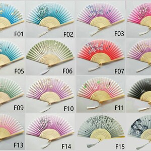 Princess Pink Floral Folding Hand Fan Japanese Folding Fan Handheld ...