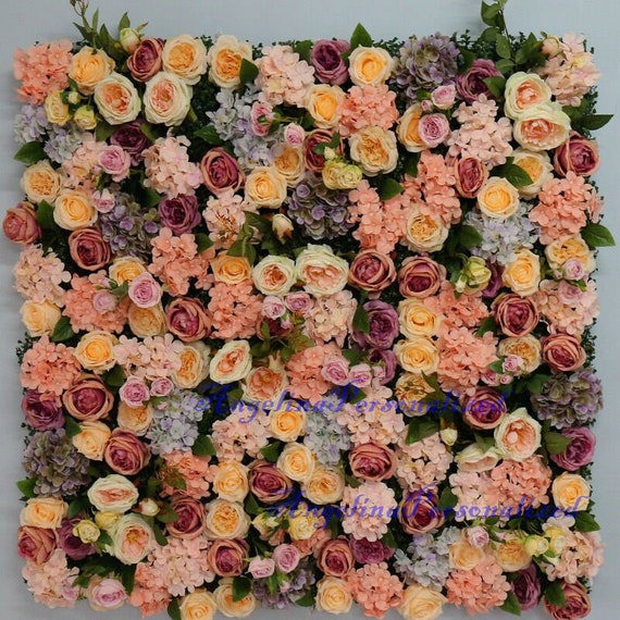 Artificial Flower Wall Backdrop for Wedding Arrangement - Etsy