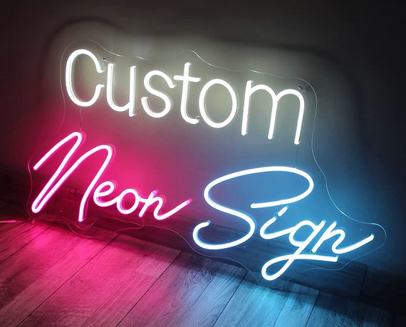 Grass Backdrop With Ivory Flower Wall Panel Neon Logo Company