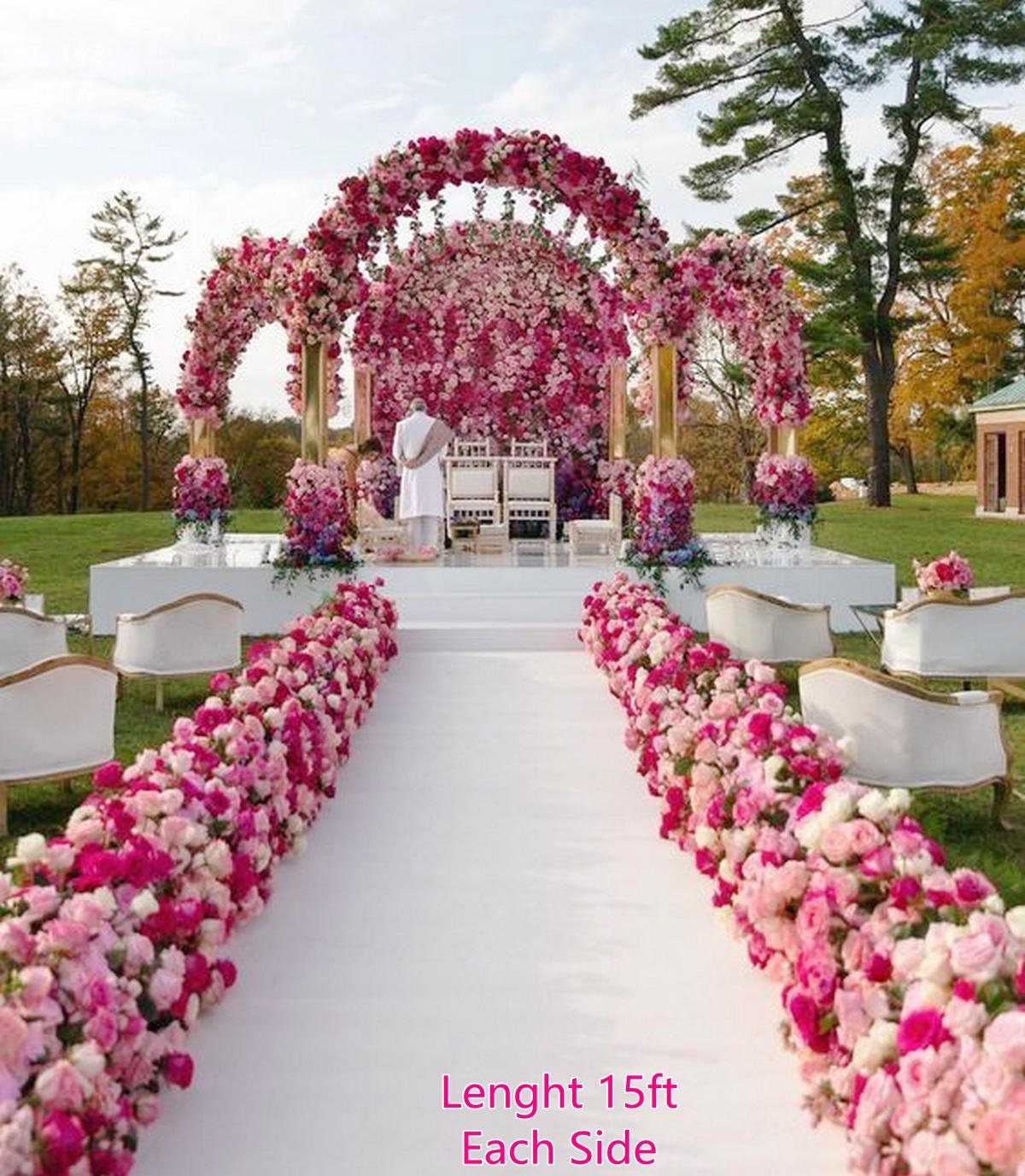 Hot Pink Flower Runner