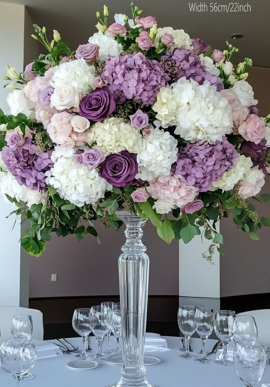 Purple centerpieces - Etsy México, image size:888x1273