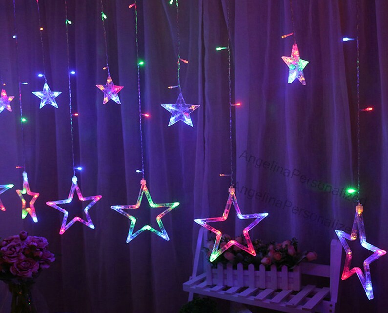 Fairy lights princess bedroom curtain lights LED string | Etsy