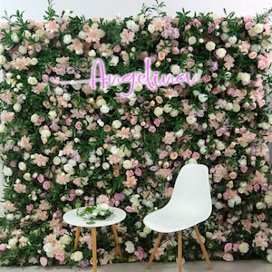 Parete di piante artificiali 3D, parete di rose di eucalipto, decorazione per matrimoni, pannello di fiori per la stanza delle ciglia, sfondo per decorazioni per matrimoni