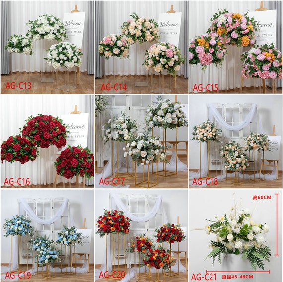 White Rose Hydrangea Centerpiece, Wedding Altar Flowers - Etsy