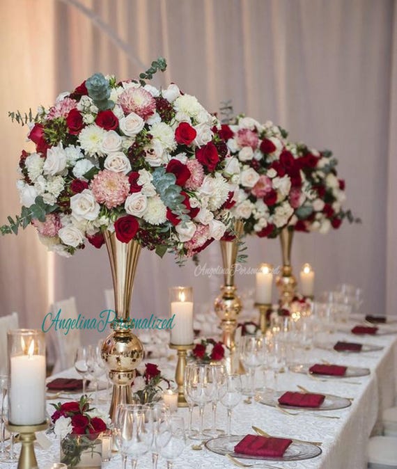 burgundy and pink wedding