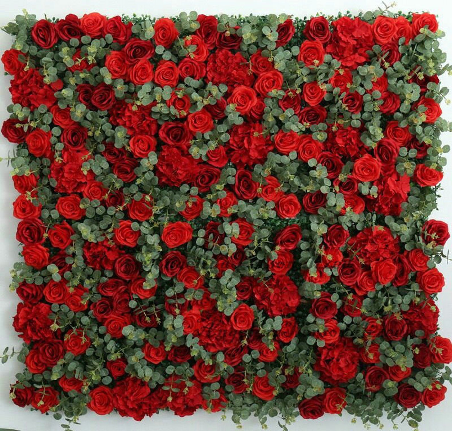 Glamorous Red Rose Silk Flower Panels Artificial Flower & Etsy