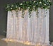 White Tulle Chiffon Backdrops for Bridal Shower Photography Wedding Backdrop Curtains,Newborn Baby Shower Party Background Wedding Decor 