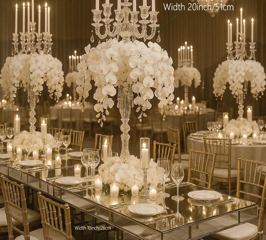 Luxury Wedding Centerpiece White Orchid lush flower
