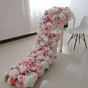 White Orchid Arch Flower Pink Wedding Backdrop Decor Archway for Bridal Shower Flower Arch Arrangement Valentines Day Anniversary Event
