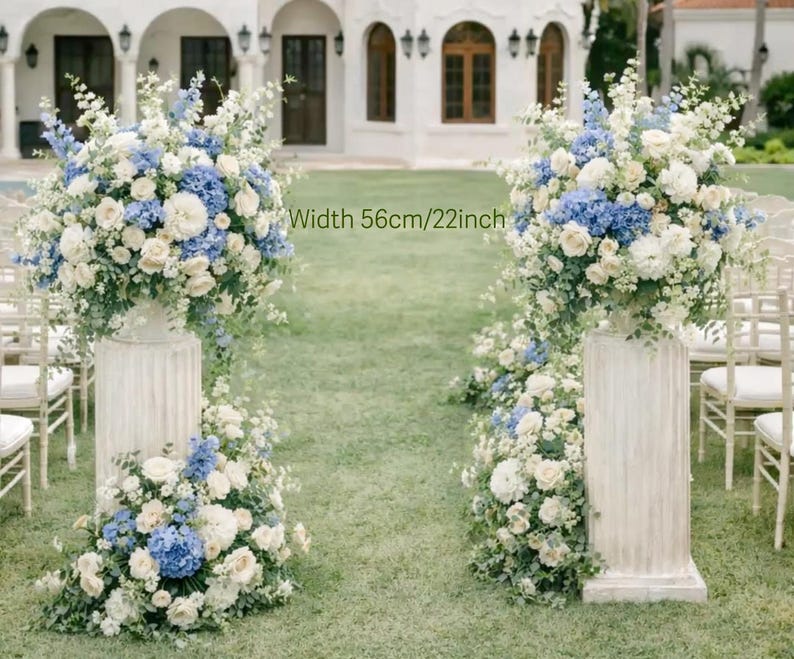 White Wedding Centerpeice in Roses Wildflowers Hyacinths Eucalyptus ...