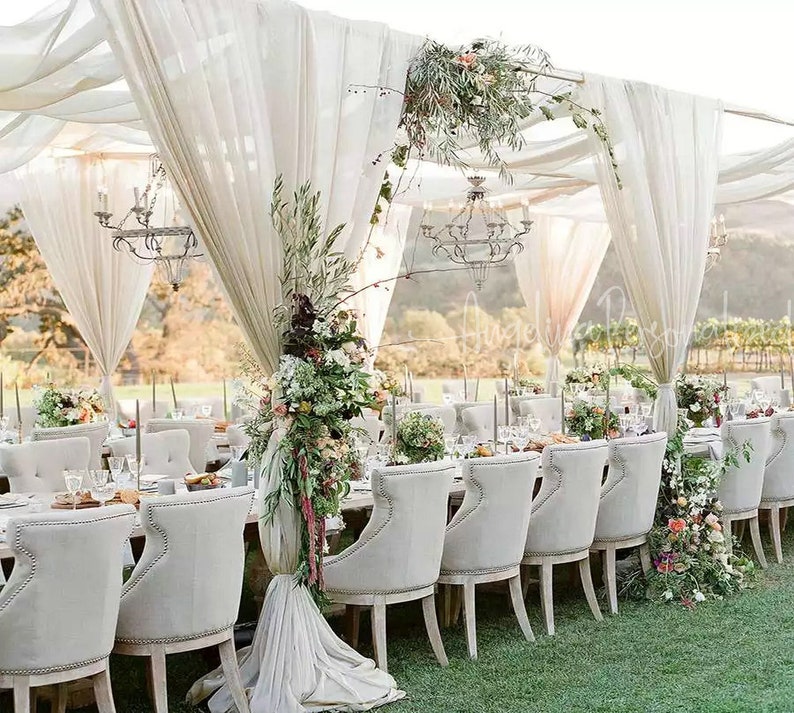 Wedding Hall Draperywindow Drapery Wedding Arch Draping Etsy