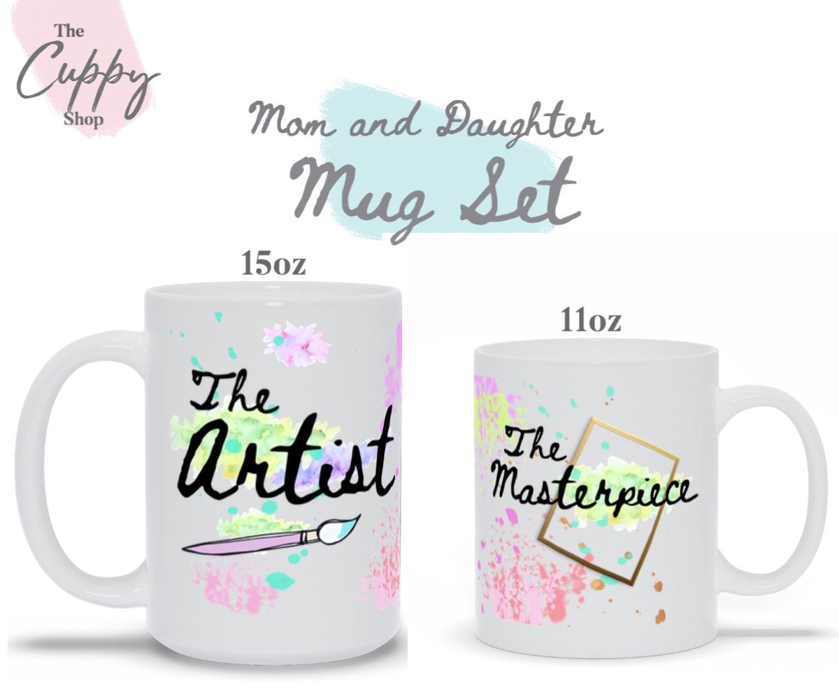 Custom mom and daughter mugs mommy and me mug set mug for Etsy