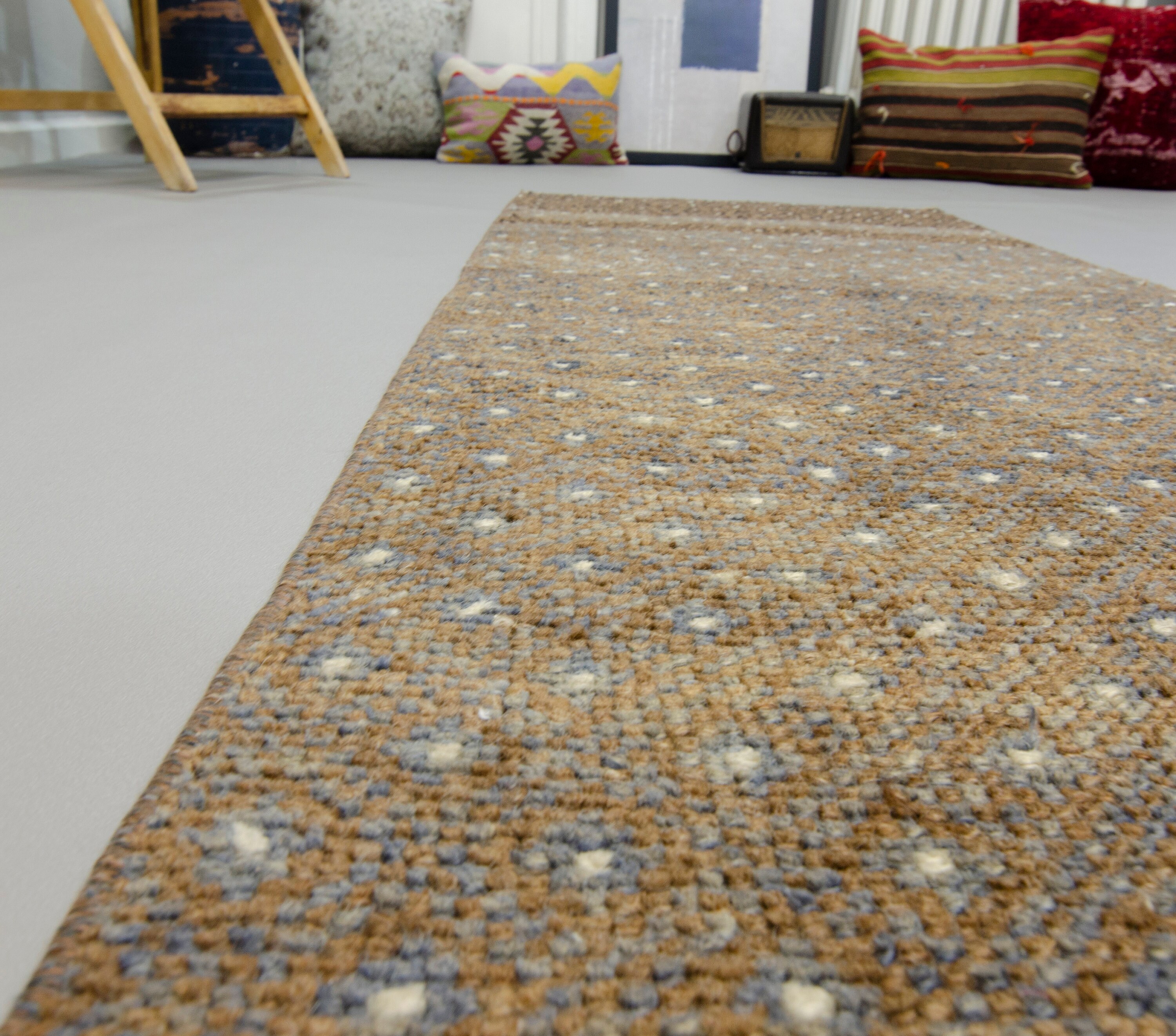 Minimal Design Vintage Rug Anatolian Natural Carpet Etsy