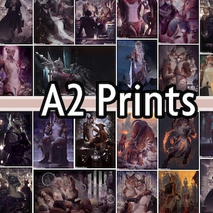 A2 Signed Prints : 16.5 x 23.4&quot;