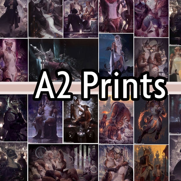 A2 Signed Prints : 16.5 x 23.4"