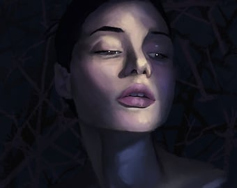 Shadow Portrait Print