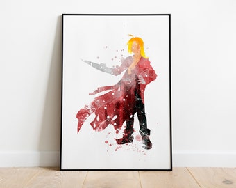 Fullmetal Alchemist Poster Etsy
