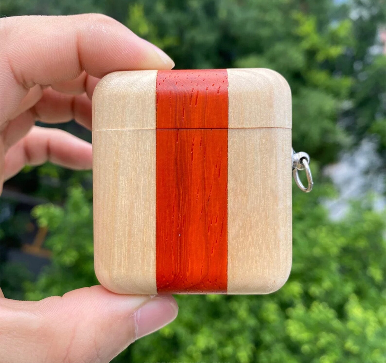 Natural Wooden AirPod Case Real Wood AirPods Case Wood Etsy