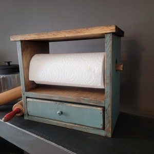 The (Kitchen Helper) Paper Towel Holder with drawer