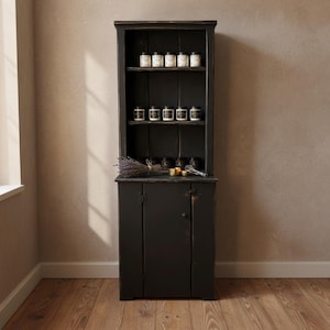 Cupboard / 2 piece cupboard/wood cupboard
