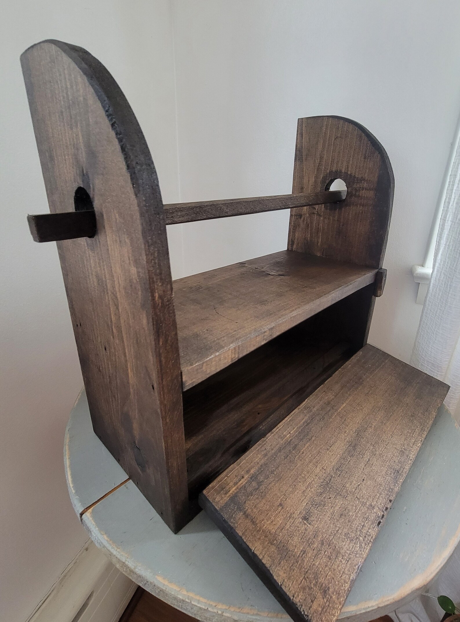 Paper Towel Holder With Bread Box Etsy