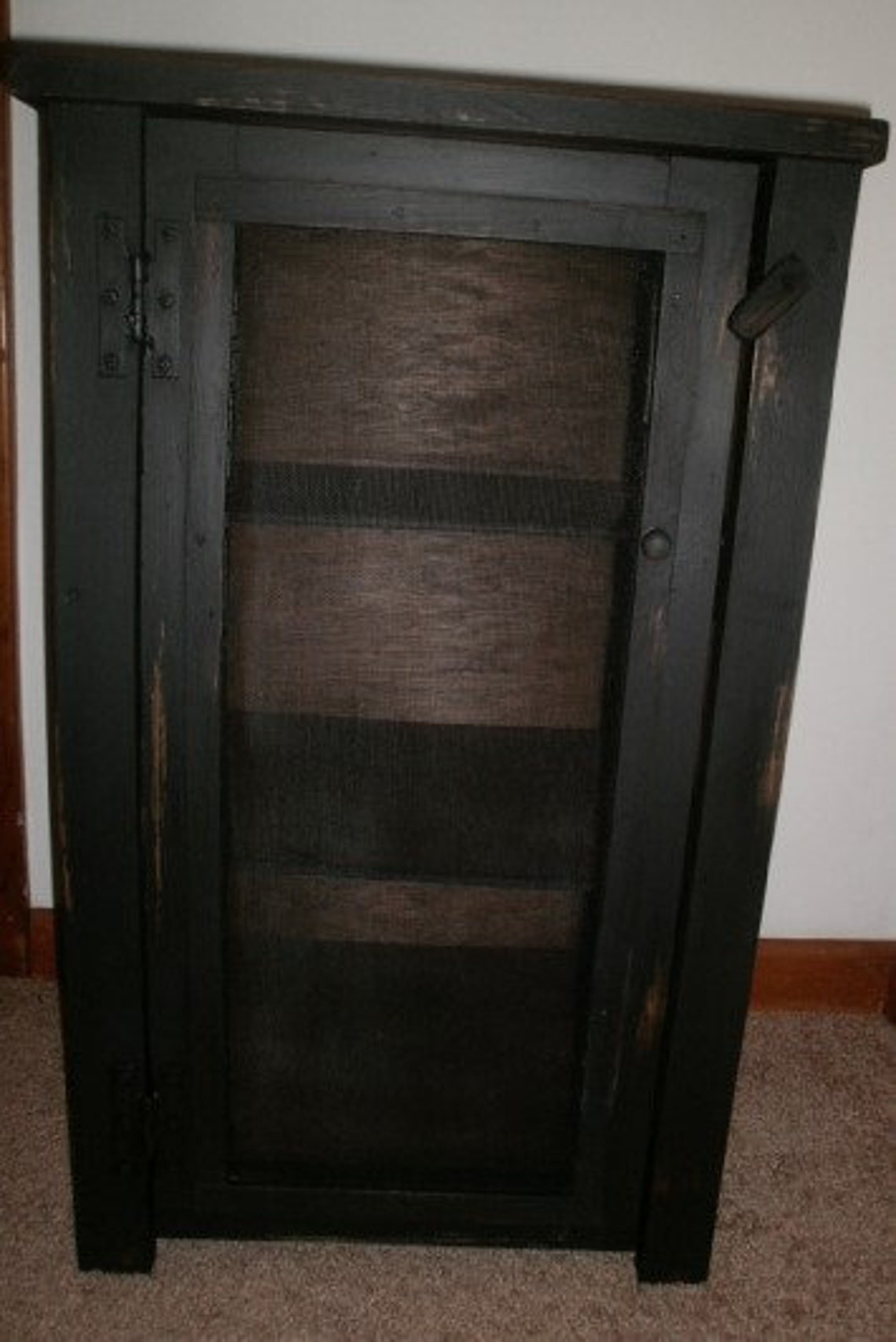 Pie Safe Side Table/ Storage / Decorative Table Etsy