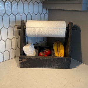 Paper Towel Holder Toolbox / Kitchen storage/ bathroom storage