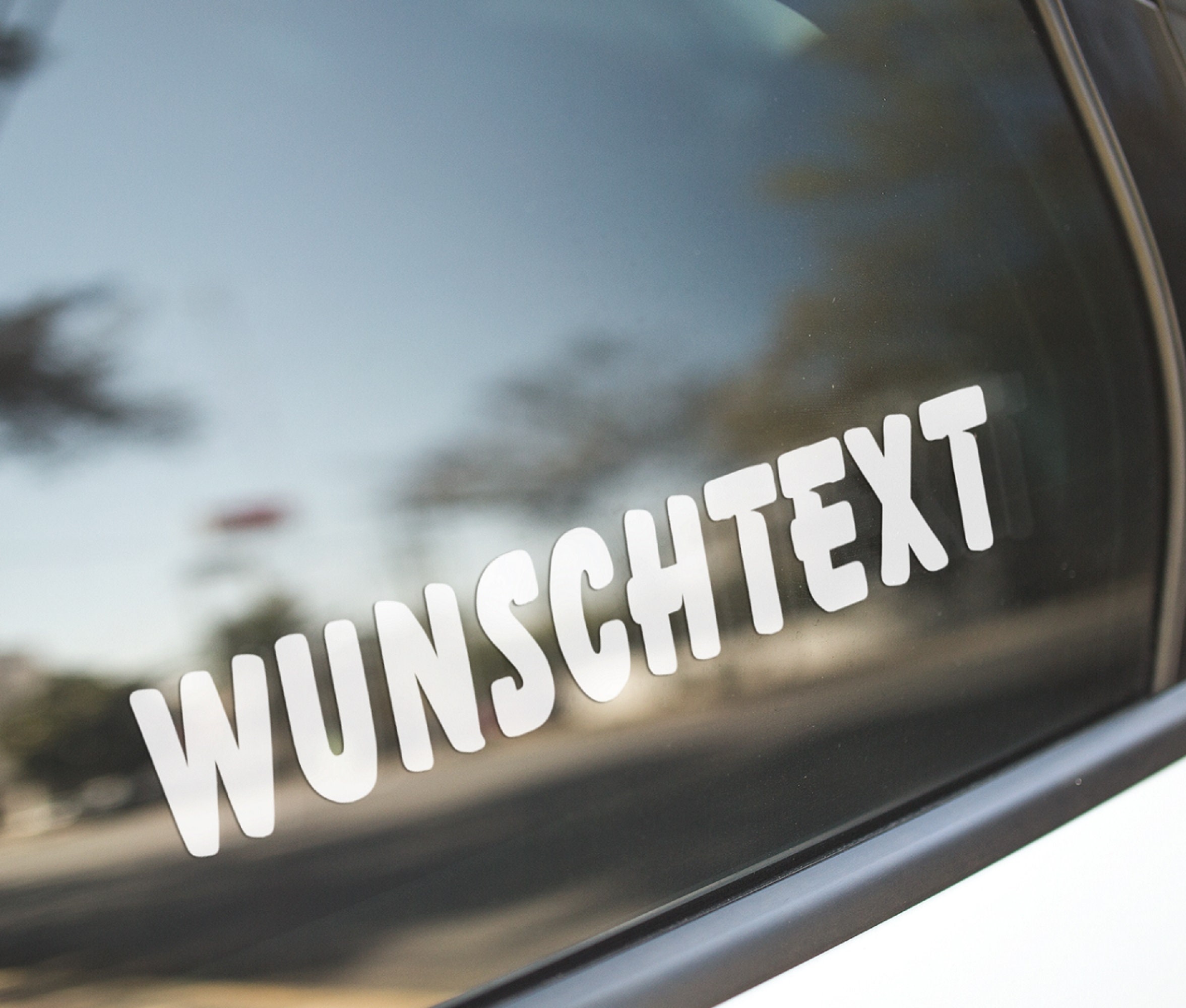 AUFKLEBER DRUCKEN LASSEN Text Autoaufkleber selber gestalten  Klebebuchstaben Wunsch Sticker Custom Decal Vinyl für Auto Motorrad  -  .de