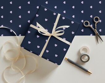 Petits coeurs Feuilles de papier cadeau