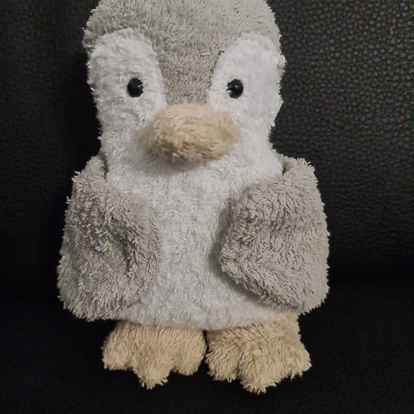 Kuscheltier, Plüschtier, Stofftier, Pinguin, Knistertuch, Knistertier