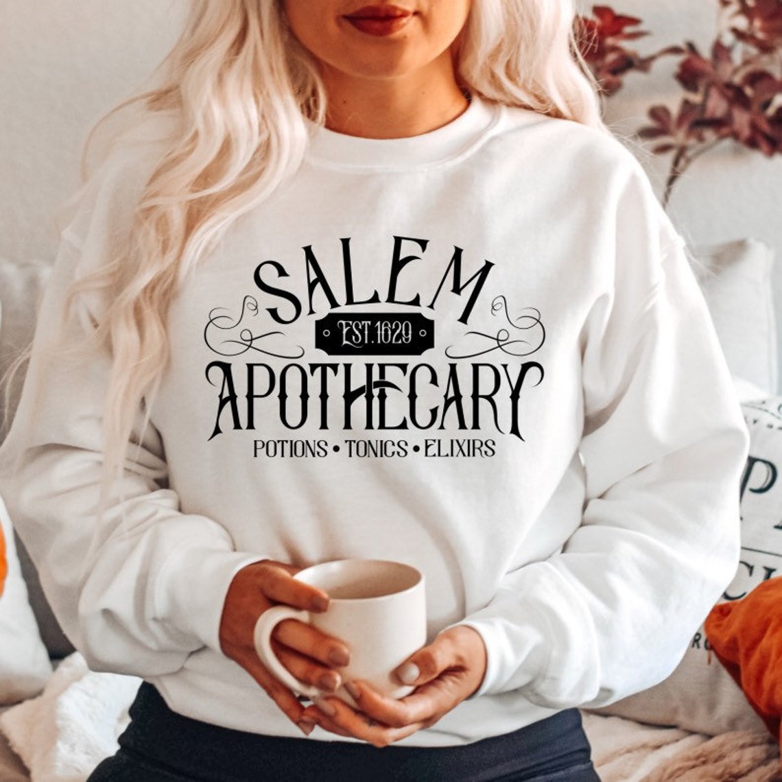 Salem Sweatshirt Salem Witch Sweatshirt Halloween | Etsy