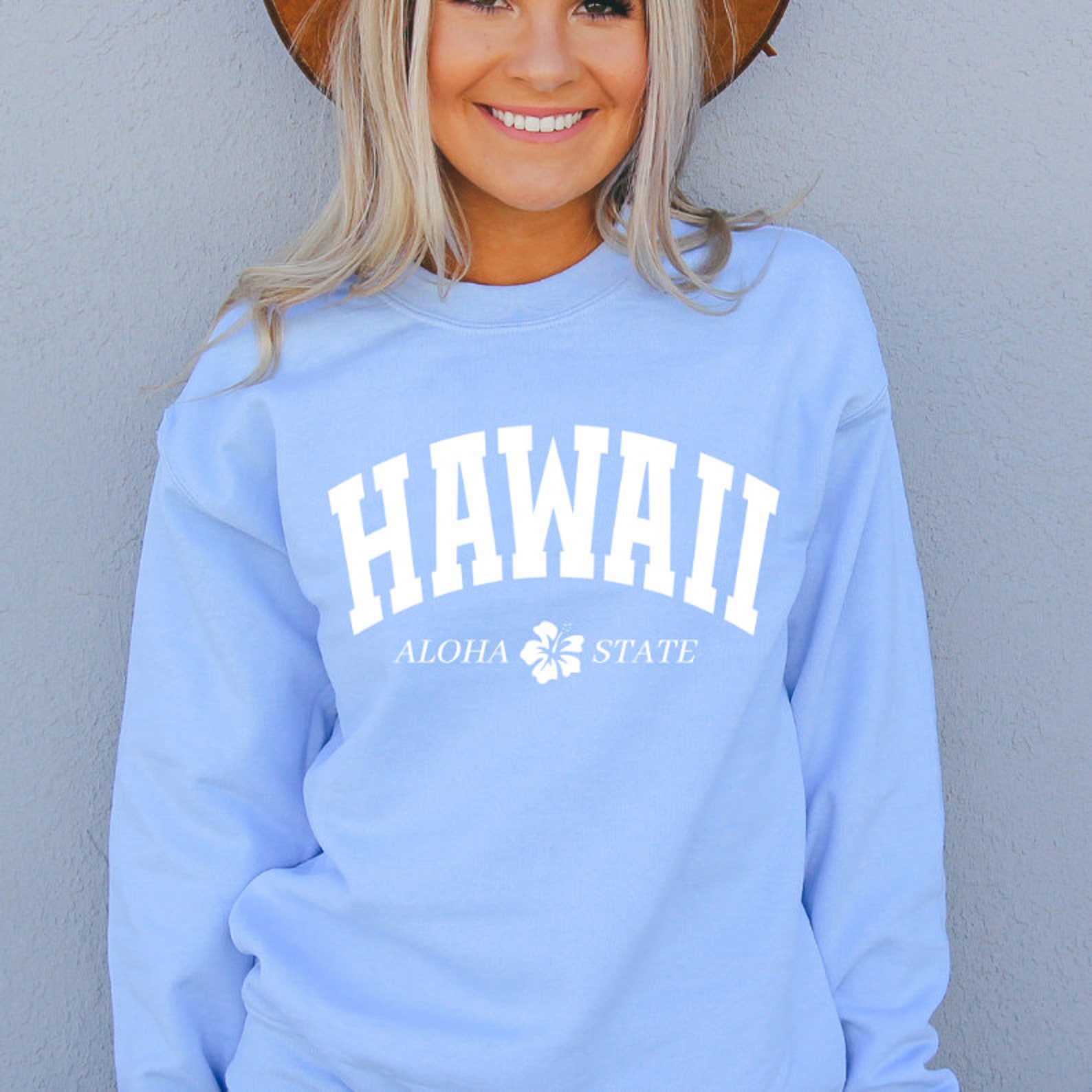 Hawaii Sweatshirt Hawaii Crewneck Aloha Crewneck Aloha Etsy