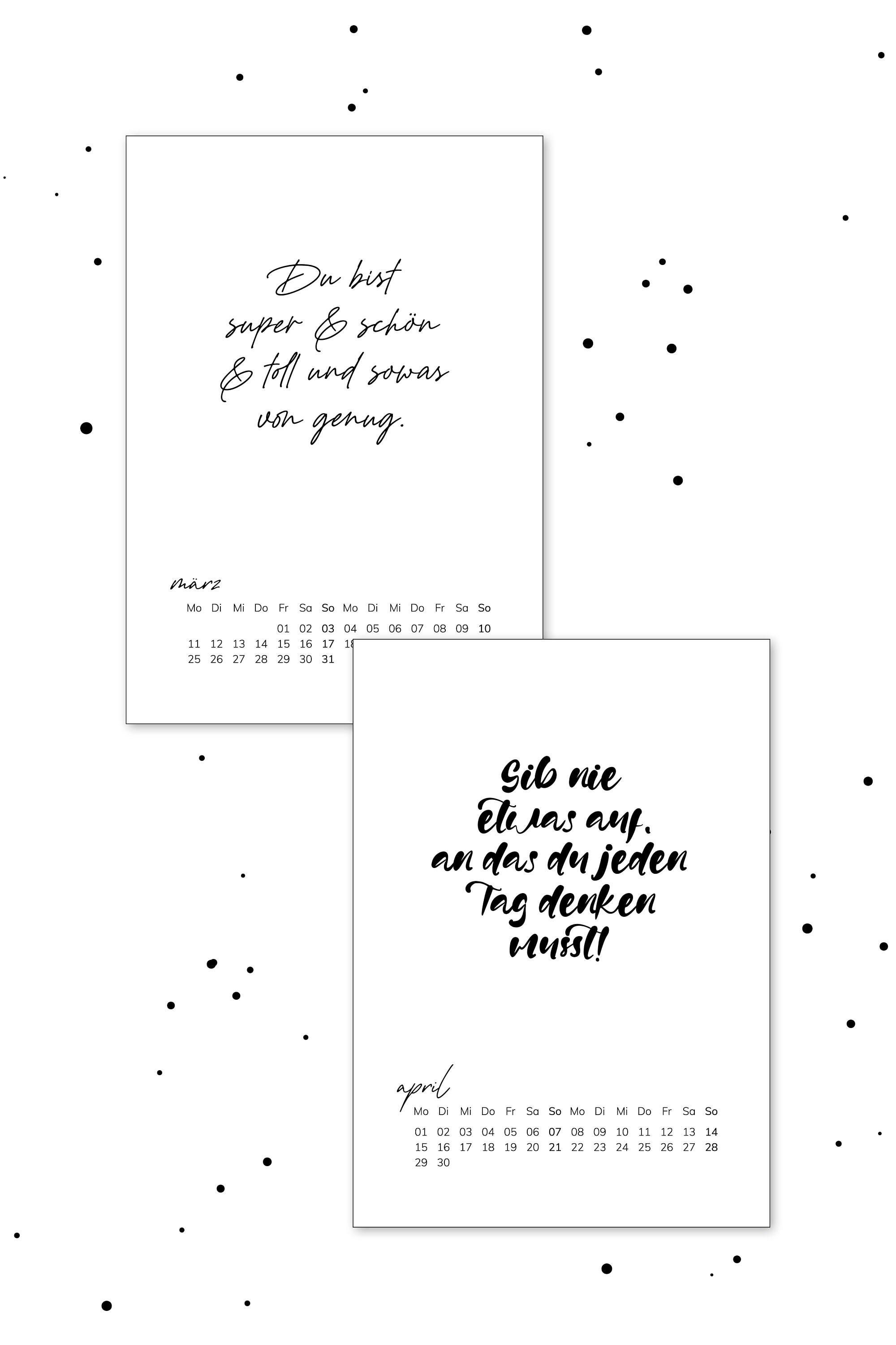 Tischkalender 2024 Kalender mit Sprüchen Postkartenkalender Etsy.de