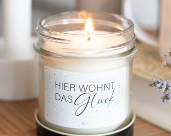 Einzigartige Handgemachte Kerze – Vegan, Umweltfreundlich, Perfekt als Besonderes Geschenk für Freundin, kleine Geschenkeidee