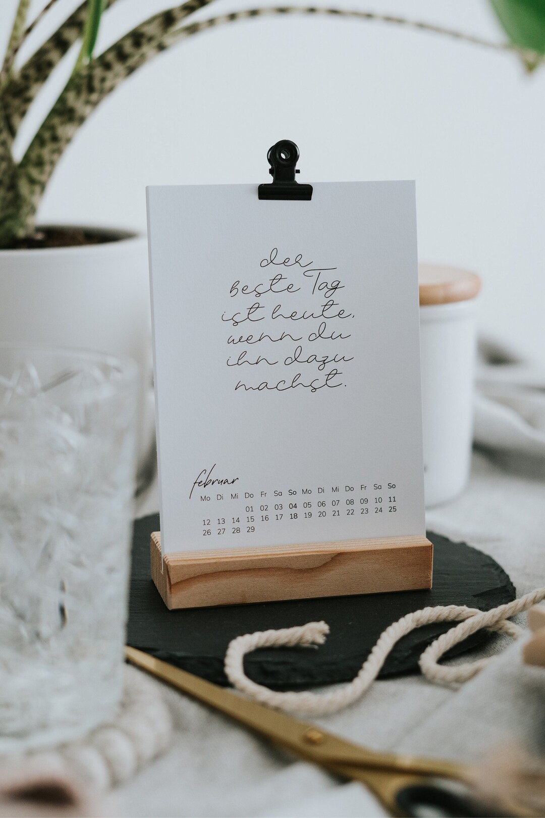 Tischkalender 2024 Kalender mit Sprüchen Postkartenkalender Etsy.de