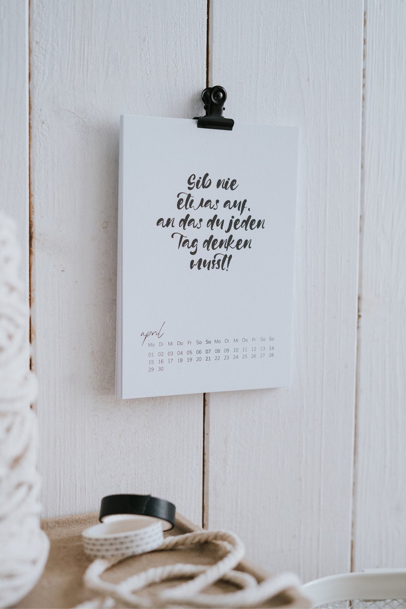 Tischkalender 2024 Kalender mit Sprüchen Postkartenkalender Etsy.de