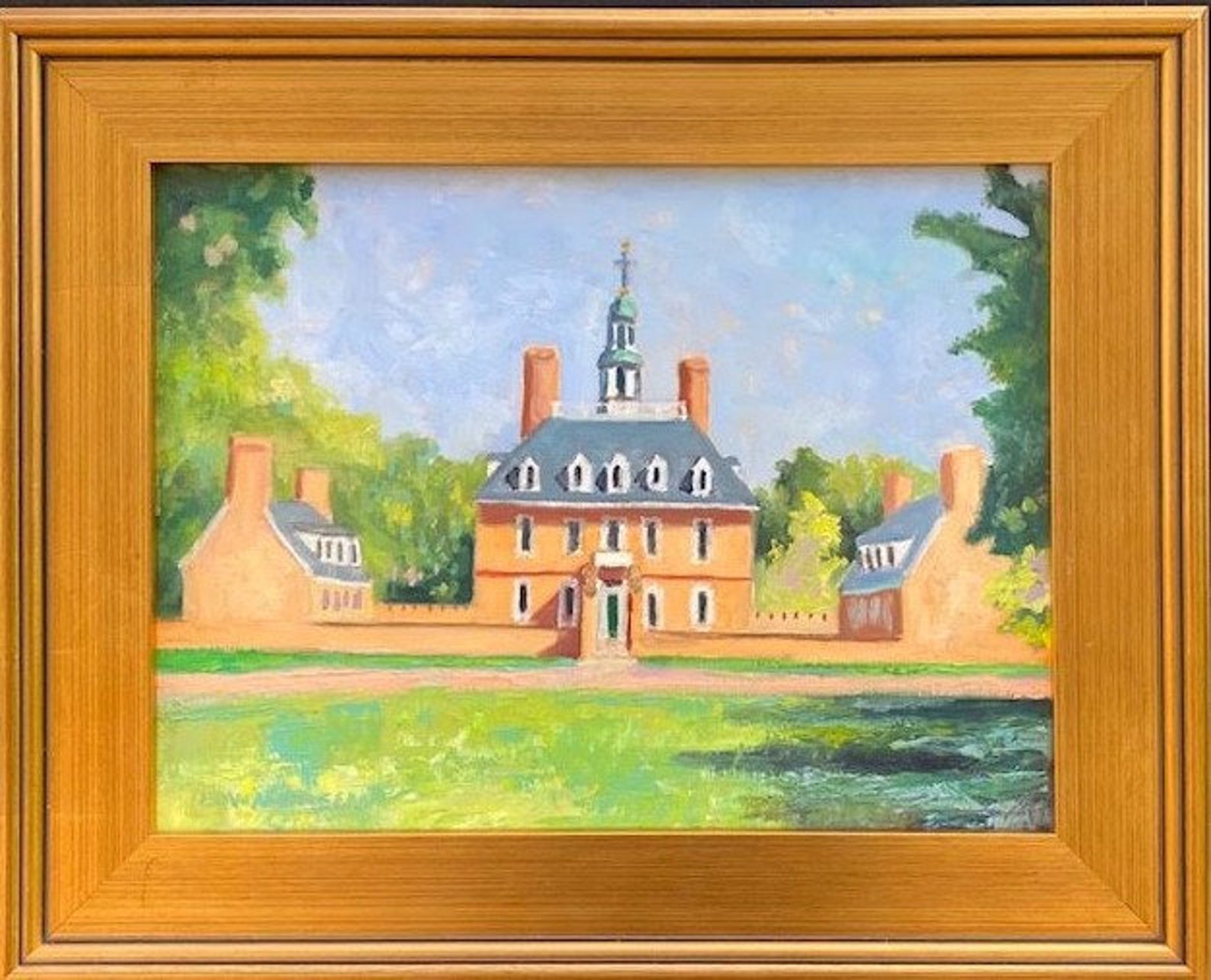 Colonial Williamsburg Oil PaintingGovernor's Palace. Etsy